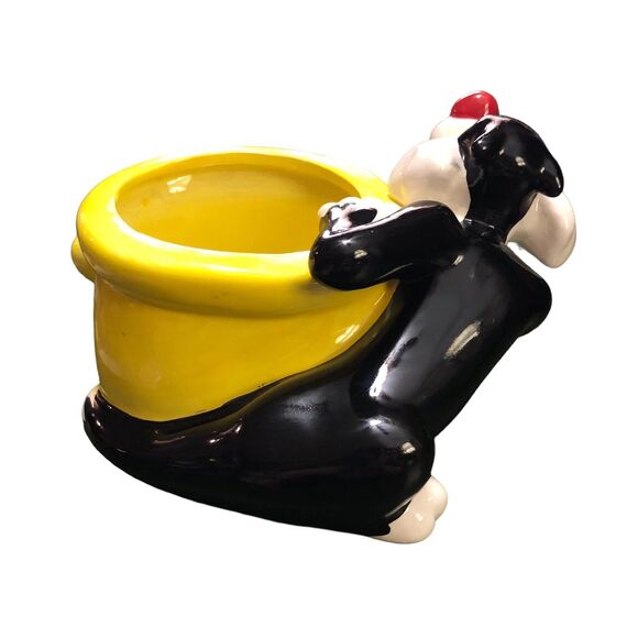 Vintage Looney Tunes Character Planter; Sylvester & Tweety Bird Ceramic Dish - Picture 4 of 12
